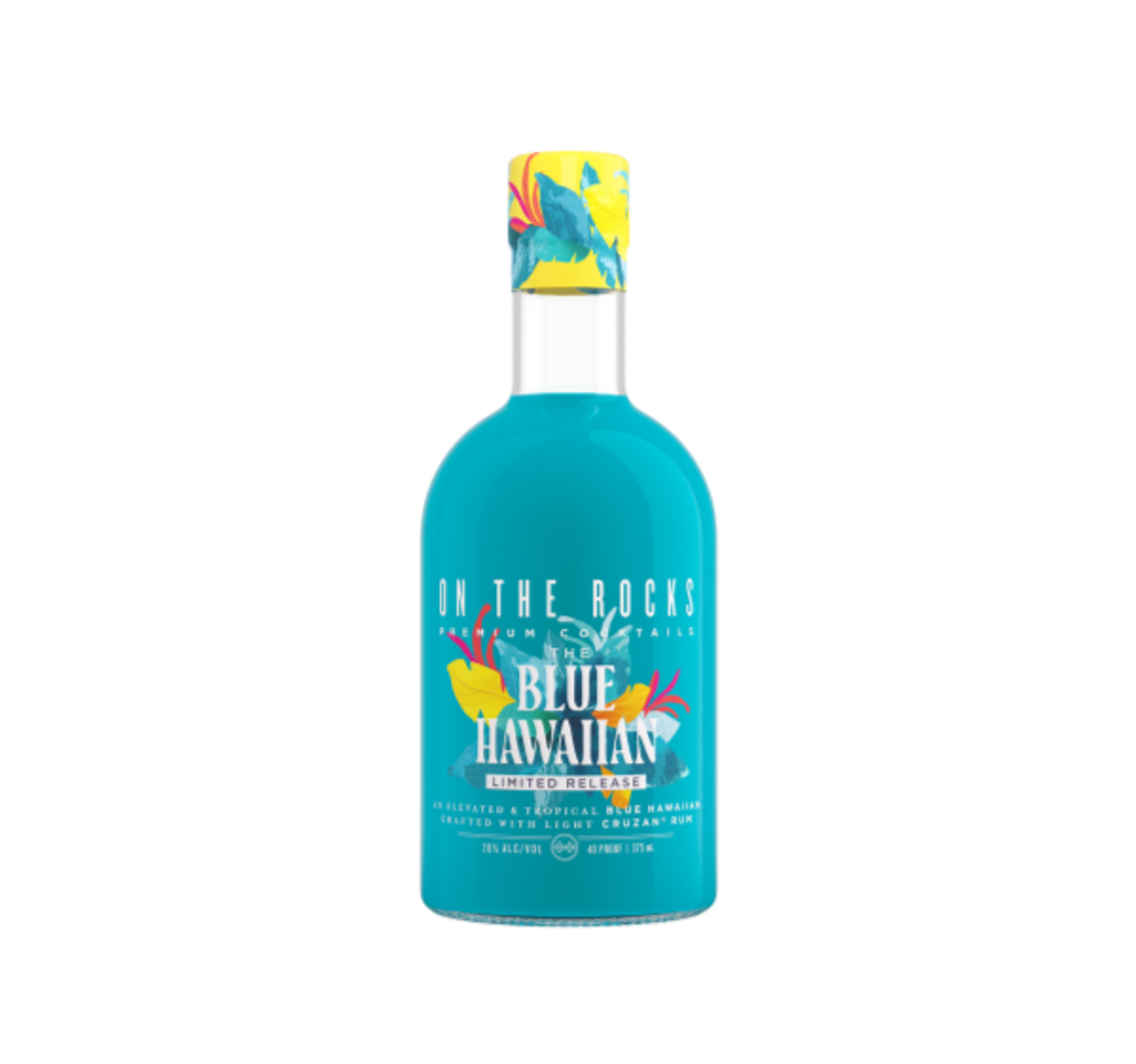 ON THE ROCKS BLUE HAWAIIAN CRUZAN