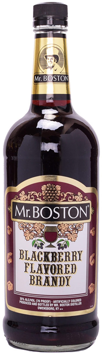 MR BOSTON BLACKBERRY FLAVORED BRANDY